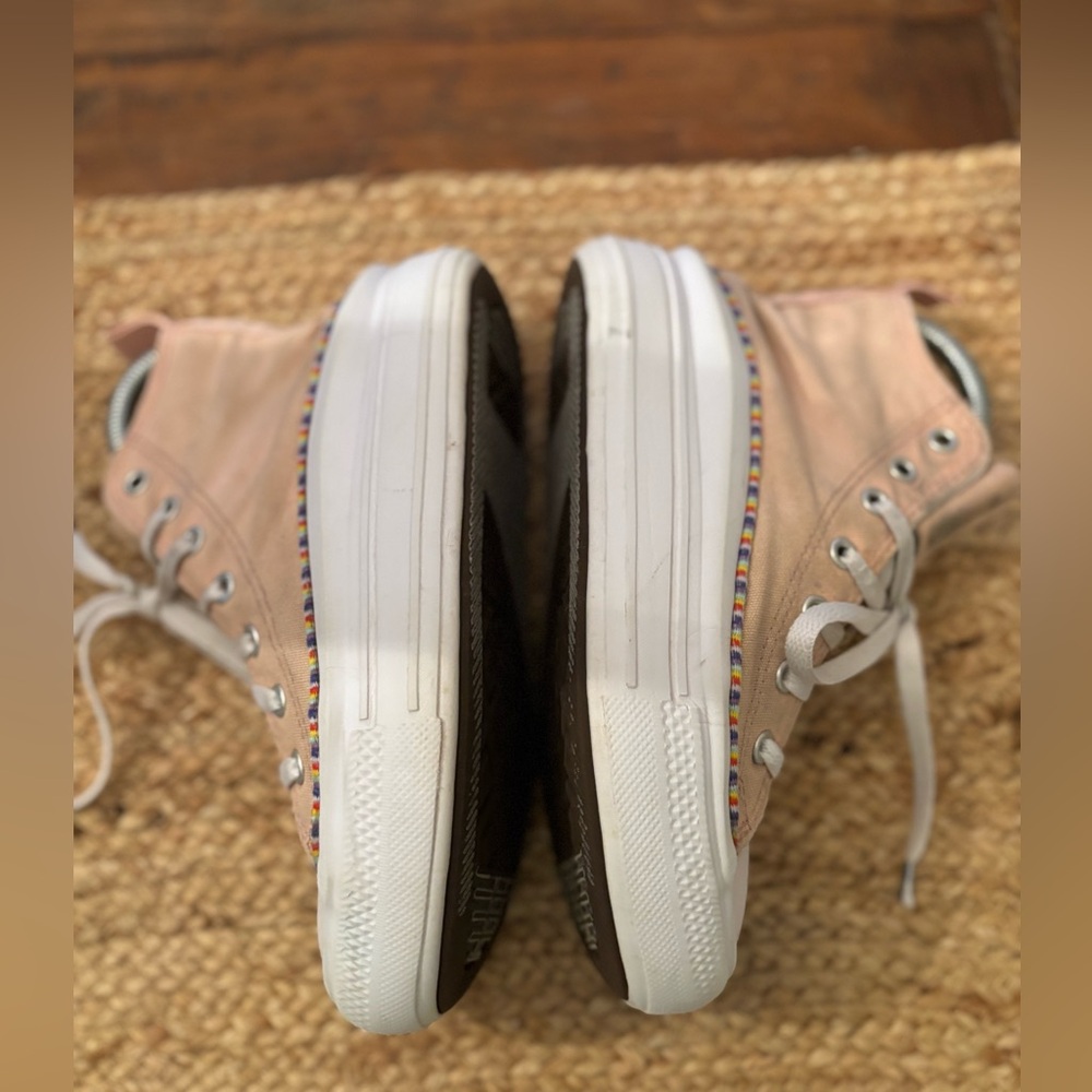 CONVERSE Chuck Taylor All Star Platform Friendship Bracelet youth girl size 3 - Picture 5 of 8